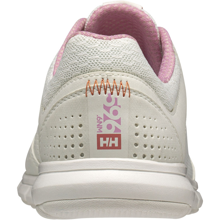 2024 Helly Hansen Mujer Ahiga V4 Hydropower Zapatos De Vela 11583 - Sorbete De Blanco / Rosa